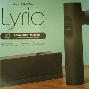 LYRIC Therapeutic Massager Rhythm Therapy Handheld Pain Relief